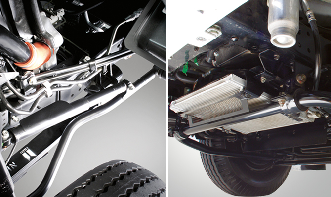โช้กกันสะบัด พร้อมเหล็กกันโคลงหน้า (Stabilizer)
